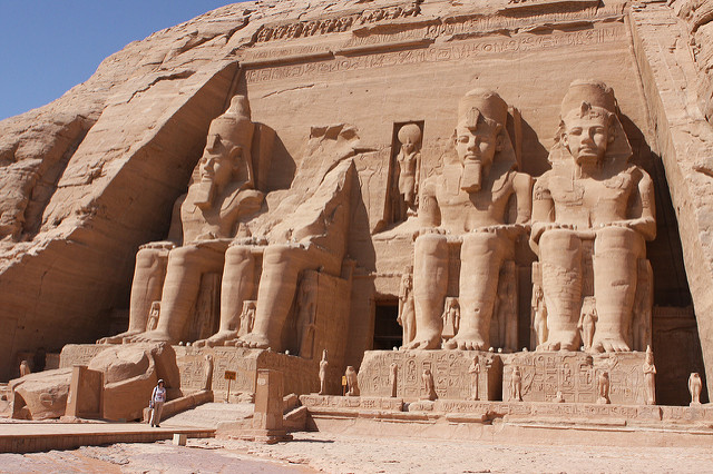 מקדשו של רעמסס השני באבו סימבל, מצרים. צילום: Don McCrady CC BY-NC-ND 2.0 via flickr
